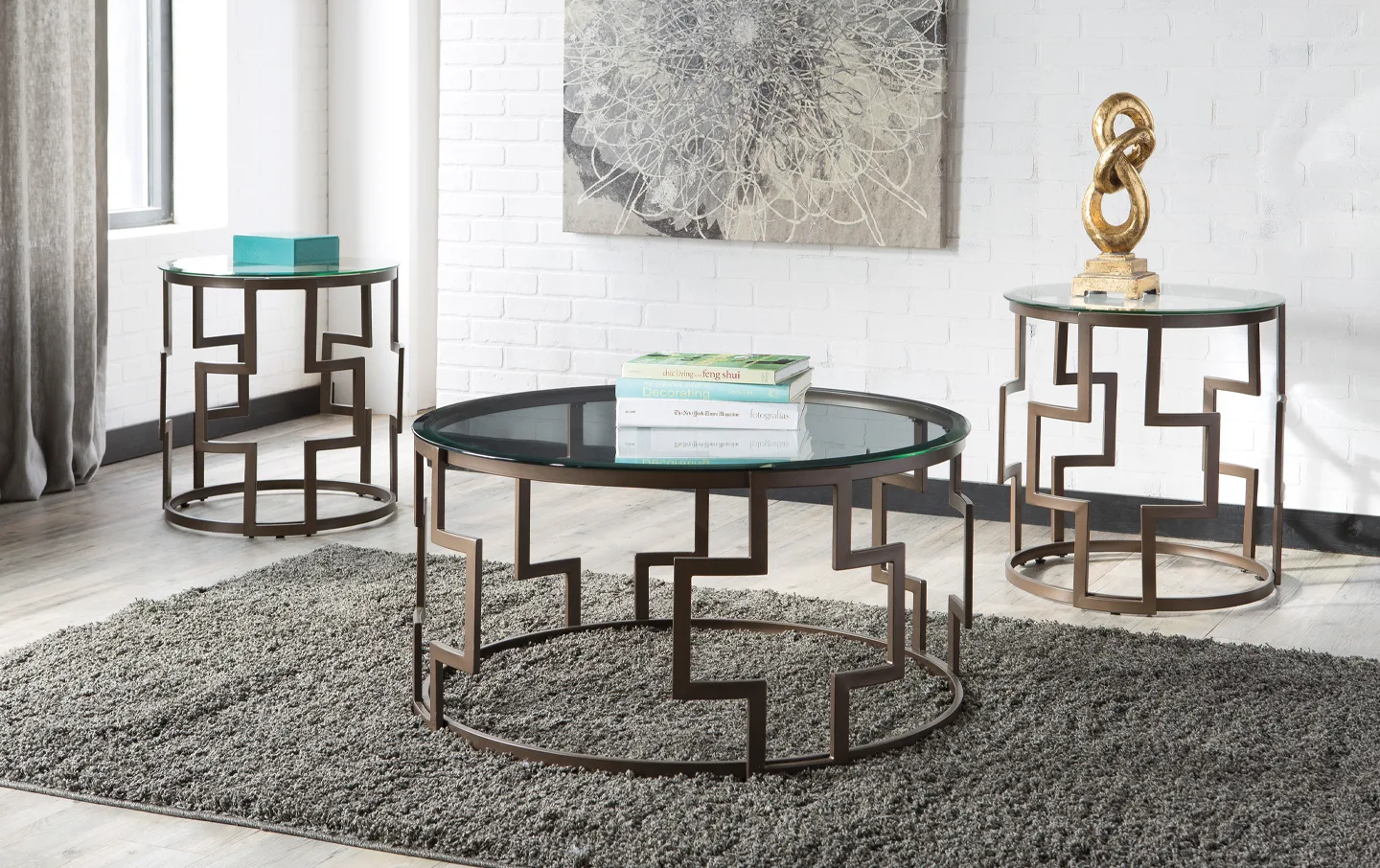 Frostine Coffee Table Set