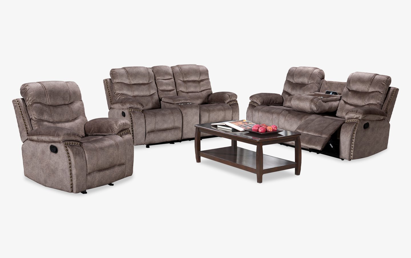 Montana Power Reclining Living Room Set