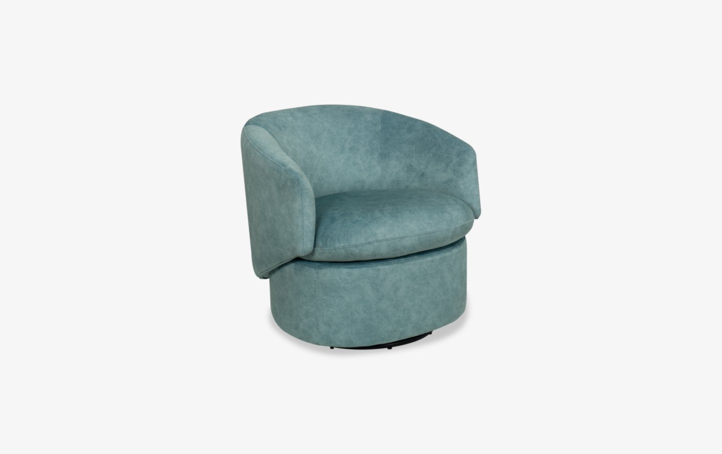 Keene Teal Swivel Chair