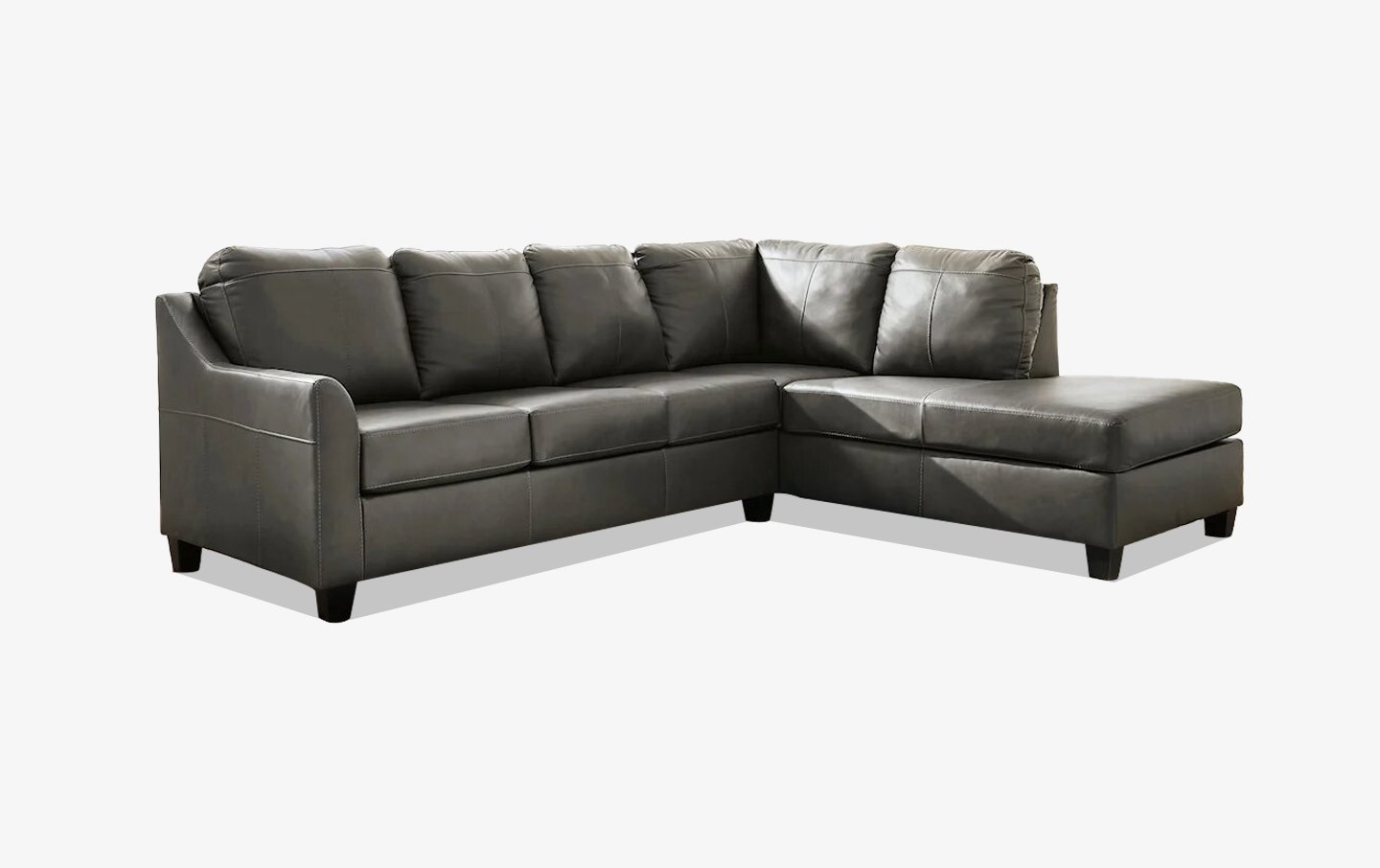 Valderno Leather Sectional