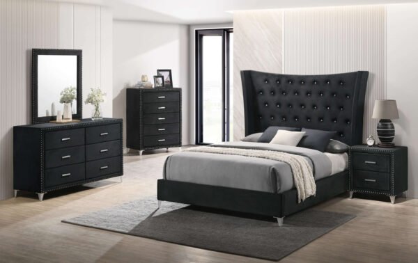 Amore Black Bedroom