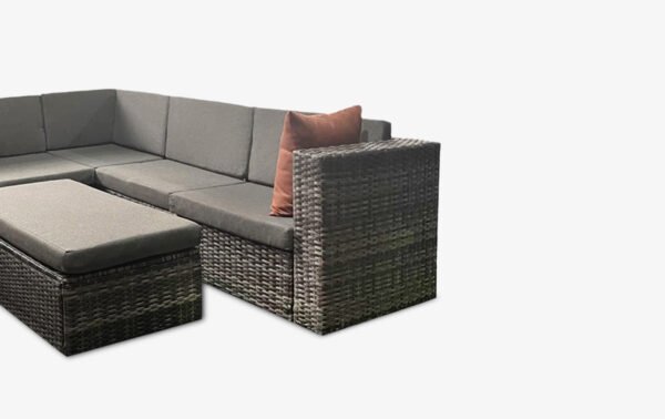 Niko Outdoor Sectional with Ottoman