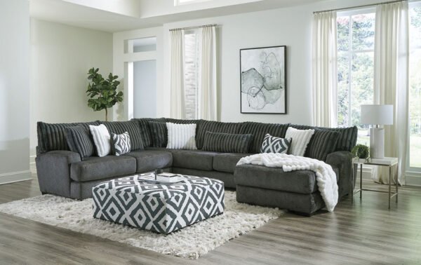 Mondo Gunmetal Sectional