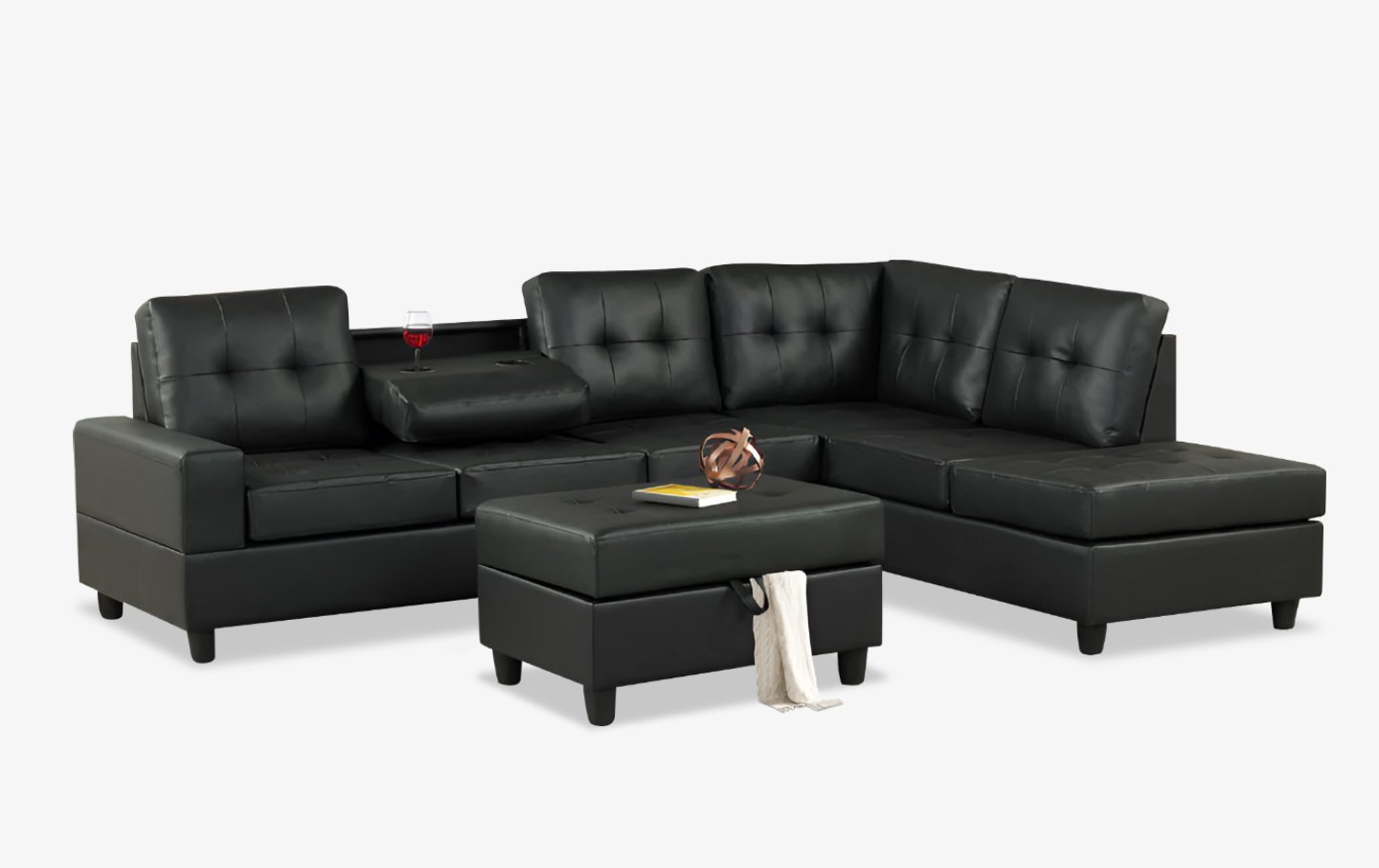 master sectional with Ottoman - 01