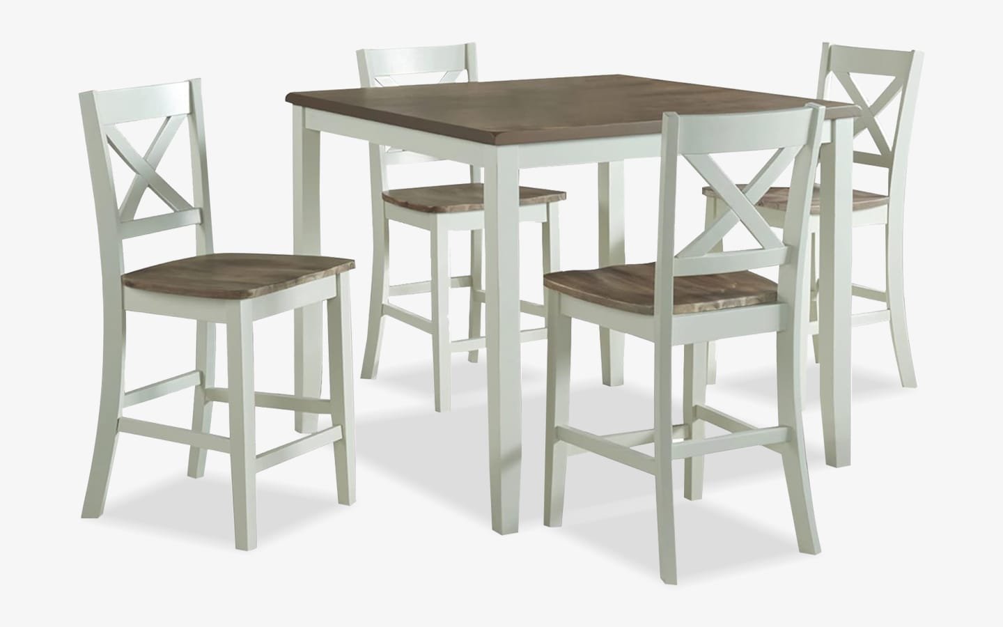 Carmel White Dining Set