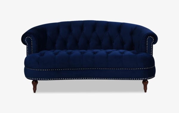 La Rosa Victorian Chesterfield Loveseat