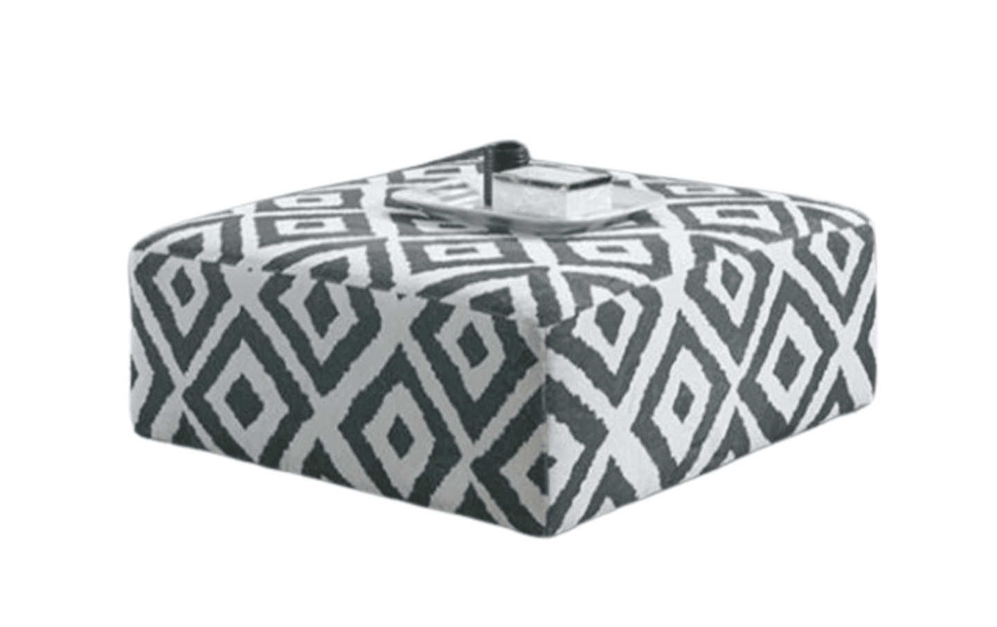 Mondo gunmetal Ottoman