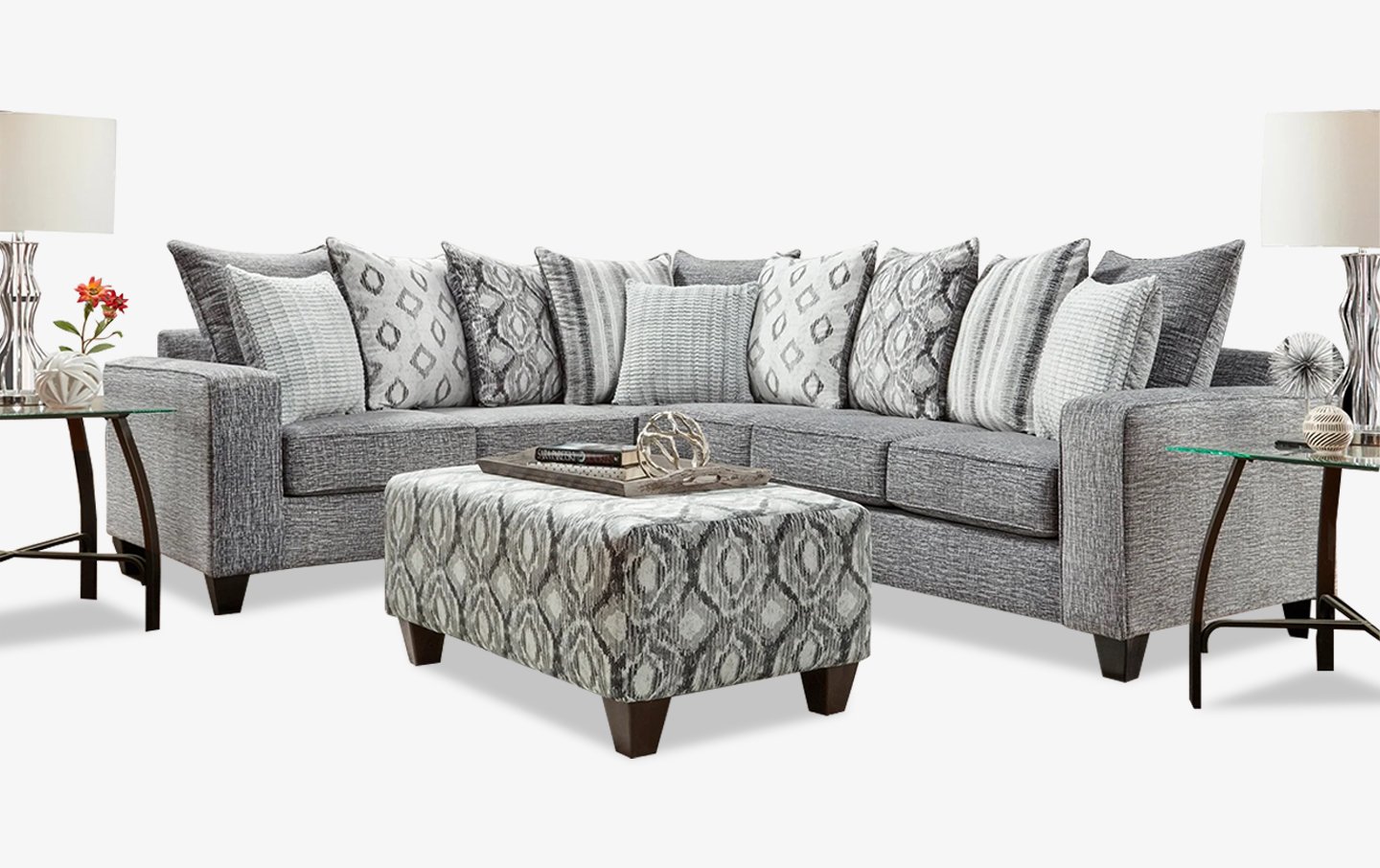 Stonewash Sectional