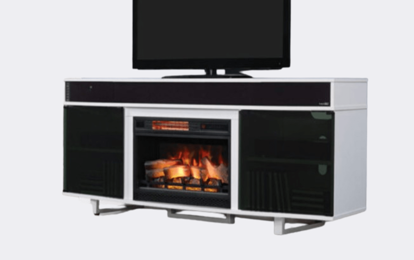 Enterprise White 72" Fireplace