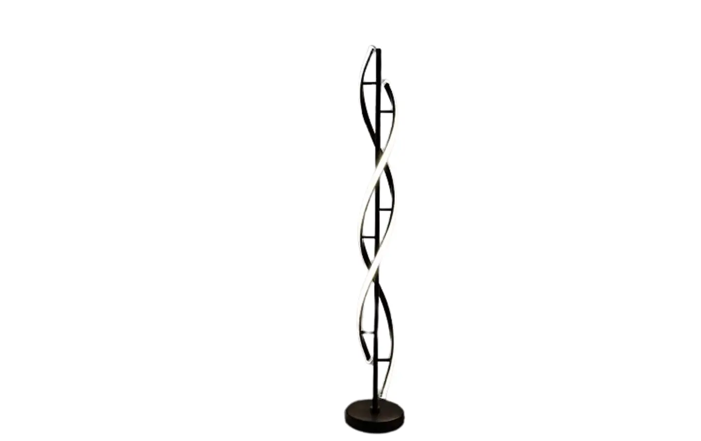 Twist floor lamp black