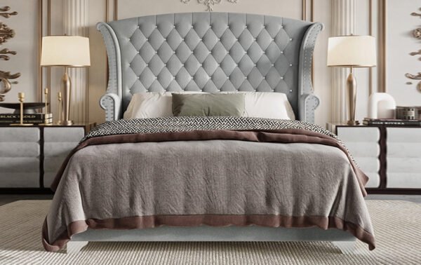 Venus Bed in Gray