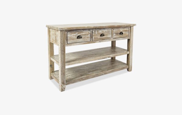 Artisan’s Craft White Wash Console Table