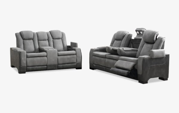 Lantana Power Reclining Sofa and Loveseat - 01