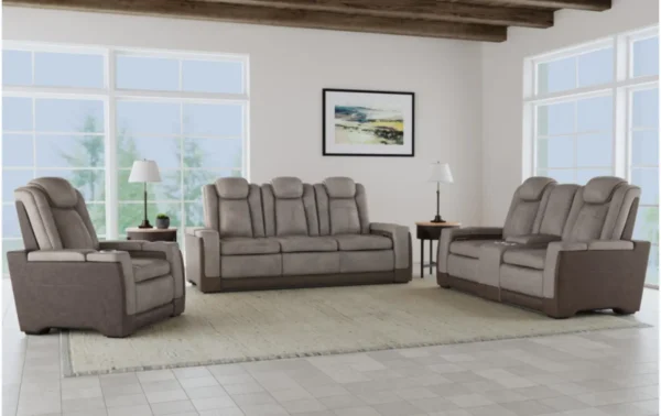 Lantana Brown Power Reclining Set