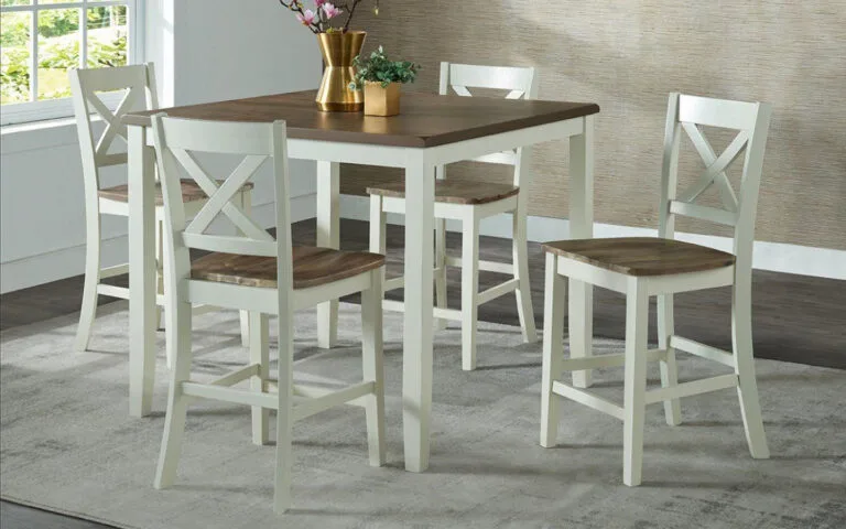 compact square dining table size with 4 chairs