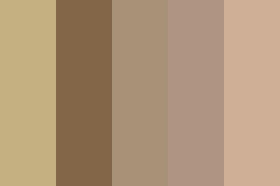 Light autumn color palette